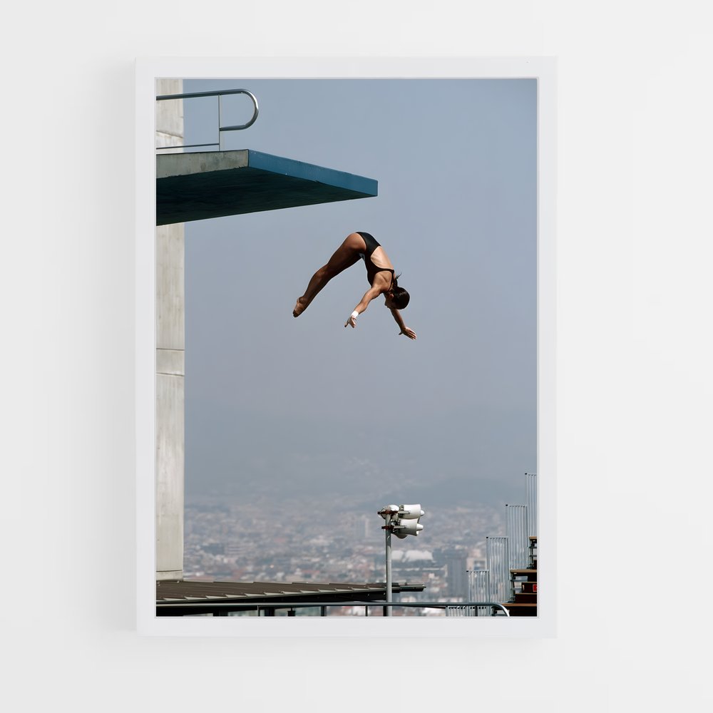 Poster Skateboard Acrobatics – affiche Plongeon au tremplin (vue 3)